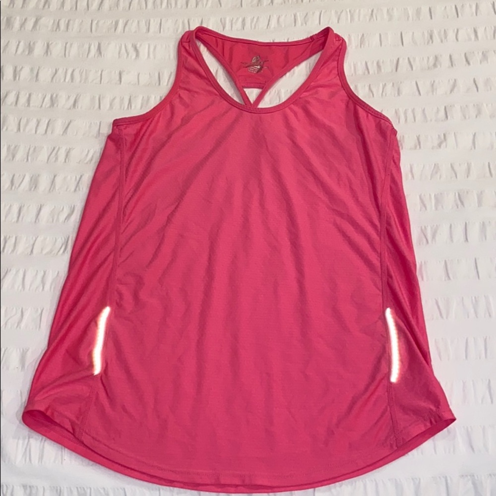 Road Runner Sports pink racer back tank top